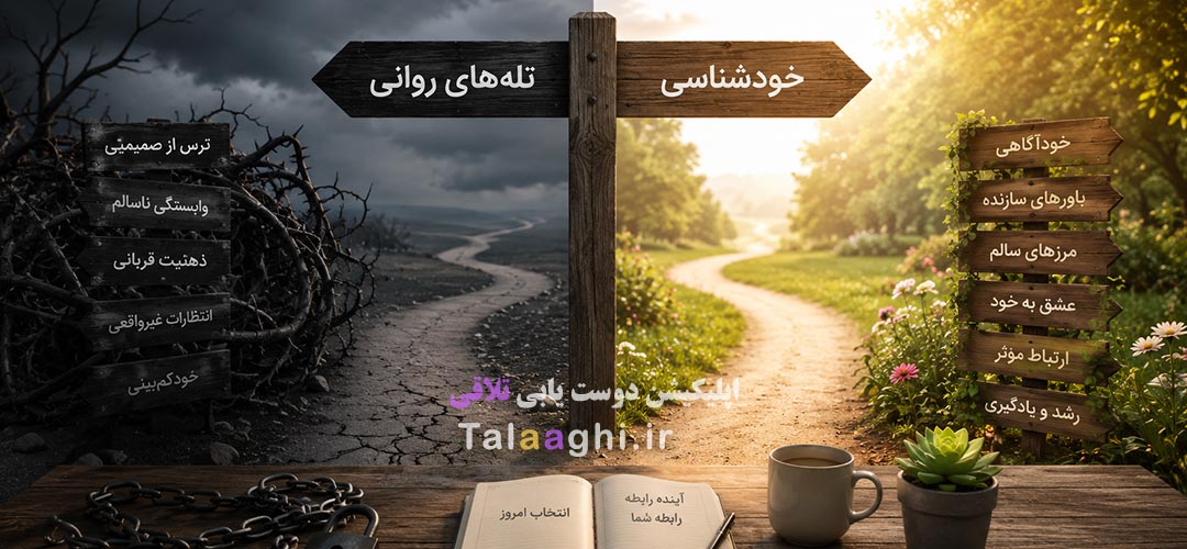 خودشناسی یا تله‌های روانی: کدام یک رابطه عاطفی شما را نابود می‌کند؟